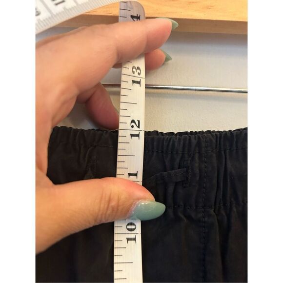 Zara Parachute Pants sz M Wide-leg black utility street hip hop - Picture 9 of 13